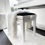 Covor blana Lepus alb, 60x110 cm, Fancy Home