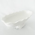 Vaza / Vas decorativ din portelan HANNA HOME, mediu 35x16 cm H: 13,5 cm