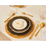 SET TACAMURI INOX AURIU LUCIOS SAU MAT 8 PIESE PREZIOSA LUXURY HOME