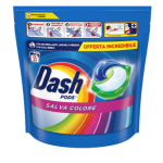 DETERGENT LICHID CAPSULE, DASH SALVA COLORE, 55 Spalari, 1072,5 g