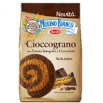BISCUITI BARILLA MULINO BIANCO CIOCCOGRANO cu faina integrala si ciocolata, 330 G