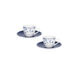 SET 4 CANI ESPRESSO-90 ML CU 4 FARFURII CLARE HANNA HOME