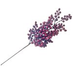 DECORATIUNE CREANGA CU FRUCTE VISINII 70 CM MERCURY HOME