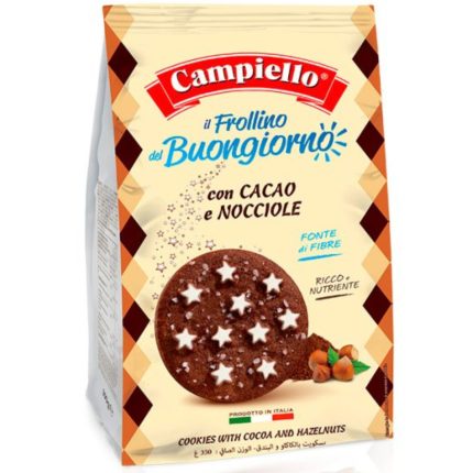 BISCUITI CU CACAO SI ALUNE DE PADURE CAMPIELLO 350 G