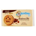 BISCUITI UMPLUTI CU CREMA DE ALUNE SI CACAO BAIOCCHI MULINO BIANCO 336 G