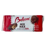 PRAJITURA GLAZURATA UMPLUTA CU CREMA DE CACAO MIX MAX BALCONI 10X35=350 G