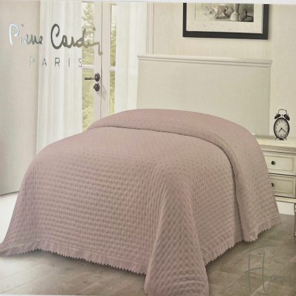 CUVERTURA CU BRODERIE FLORES 260 X 260 CM PIERRE CARDIN