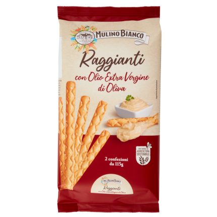 GRISINE CU ULEI DE MASLINE RAGGIANTI MULINO BIANCO 230 G