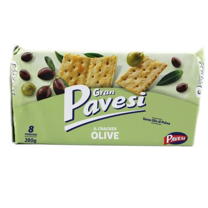 BISCUITI CRACKER CU MASLINE PAVESI 280 G