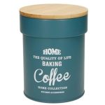 BORCAN DIN METAL CU CAPAC DE BAMBUS COFFEE BRANDANI