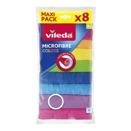 SET 8 LAVETE MICROFIBRA VILEDA