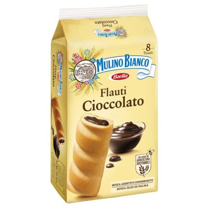 BARILLA BISCUITI FLAUTI CU CIOCOLATA 280 G