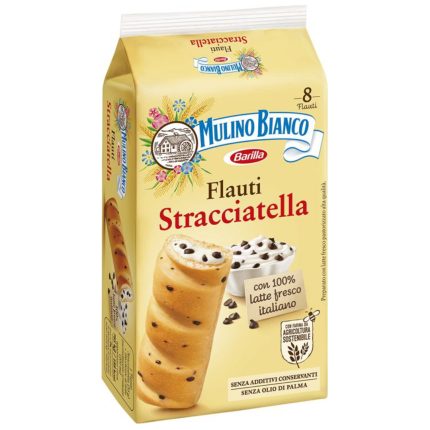 BISCUITI CU UMPLUTURA STRACCIATELLA MULINO BIANCO 280 G