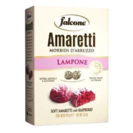 BISCUITI AMARETTI CU ZMEURA FALCONE 170 G