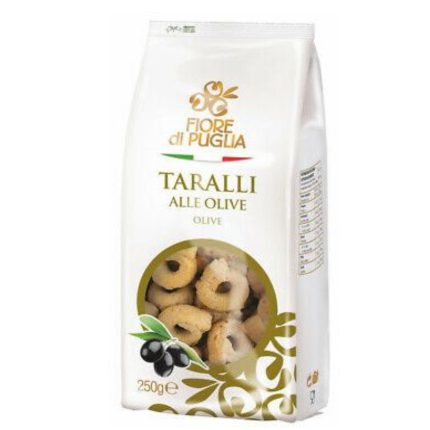 BISCUITI MASLINE TARALLI FIORE DI PUGLIA 250 G