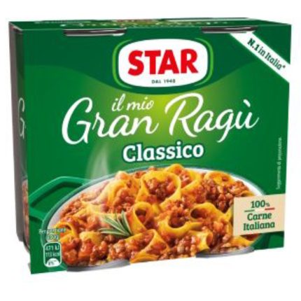 SOS RAGU CU CARNE CLASIC STAR 180X2=360 G