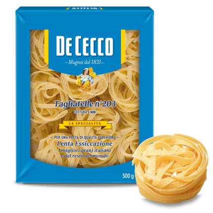 PASTE GRIS TAGLIATELLE NO 203 DE CECCO 500 G