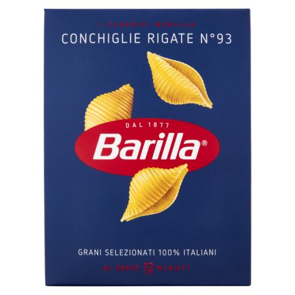 PASTE CONCHIGLIE RIGATE BARILLA 500 G