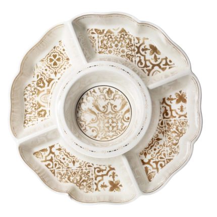 PLATOU DE SERVIRE DIN PORTELAN Ø 27 CM EXCALIBUR BRANDANI
