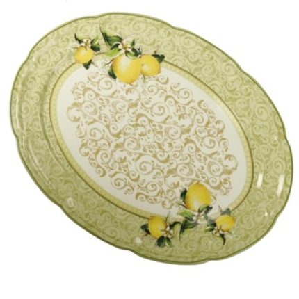 PLATOU DE SERVIRE DIN PORTELAN 40 X 30 CM LIMONI BRANDANI