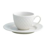 SET 6 CANI ESPRESSO 90 ML CU 6 FARFURII DIN PORTELAN BURLESQUE BRANDANI