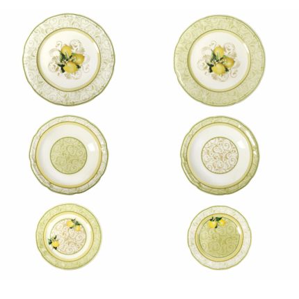 SET 18 FARFURII PORTELAN LIMONI BRANDANI