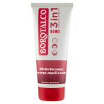SAMPON 3 IN 1 CORP PAR SI BARBA PENTRU BARBATI CHIHLIMBAR BOROTALCO 200 ML