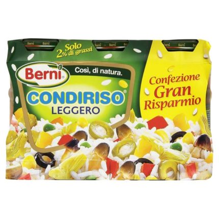 SALATA DE LEGUME CONDIRISO LEGGERO BERNI 3 X 300 G