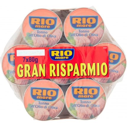 TON IN ULEI DE MASLINE 7 X 80 G=560 G