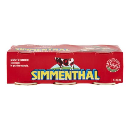 CARNE DE VITA PREPARATA IN SOS DE LEGUME SIMMENTHAL 3 X 140=420 G