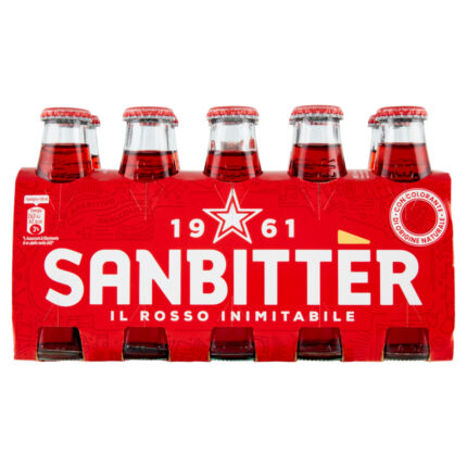 BAUTURA APERITIV SANBITTER ROSSO SANPELLEGRINO 10 X 100 ML