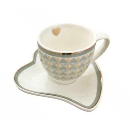 CEASCA PORTELAN ESPRESSO 90 ML CU FARFURIE DIAMANTINO BRANDANI