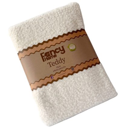 PLED CU EFECT DE LANA 200 X 220 CM FANCY HOME TEDDY