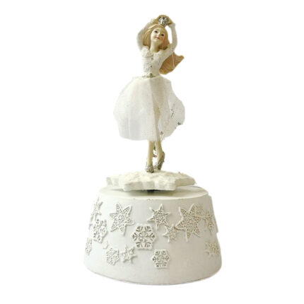 DECORATIUNE BALERINA CU MUZICA SI MISCARE 19 CM PREZIOSA LUXURY HOME