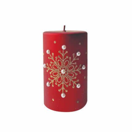 LUMANARE FESTIVA ROSIE 10 CM HANNA HOME