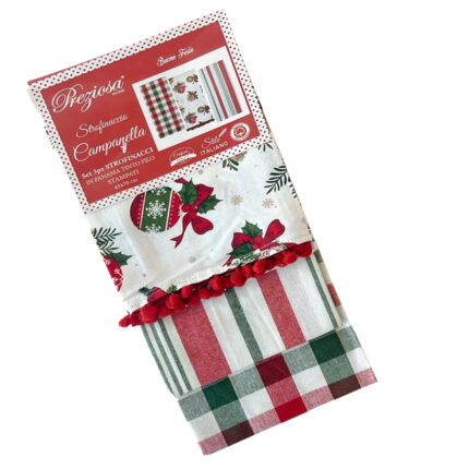 SET 3 PROSOAPE BUCATARIE BUMBAC CAMPANELLA PREZIOSA HOME