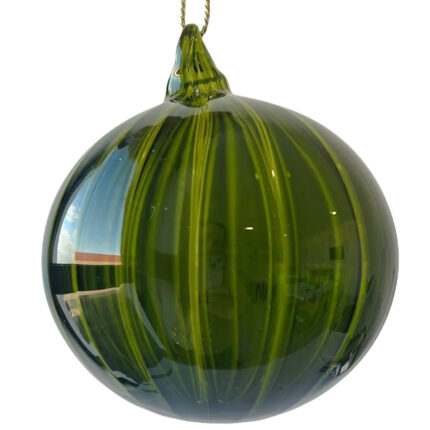 GLOB STICLA VERDE 12 CM HANNA HOME