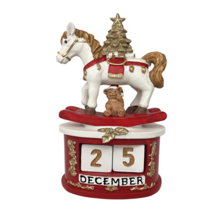 DECORATIUNE CALENDAR ADVENT 12 X 9 X 20 CM PREZIOSA HOME