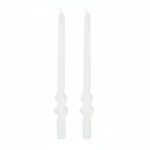 SET 2 LUMANARI ALBE 27X8X4 CM PREZIOSA HOME