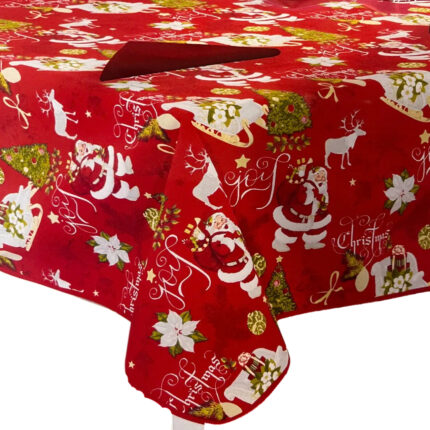 FATA DE MASA 140 X 445 CM CU 24 SERVETELE ASORTATE SANTA PREZIOSA HOME