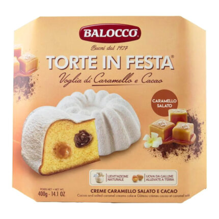 CHEC ITALIAN CU CARAMEL SARAT SI CACAO TORTE IN FESTA BALOCCO 400 G