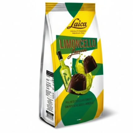 PRALINE DE CIOCOLATA NEAGRA CU UMPLUTURA LIMONCELLO LAICA 90 G