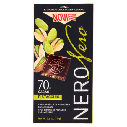 CIOCOLATA 70% CACAO CU FISTIC NOVI 75 G