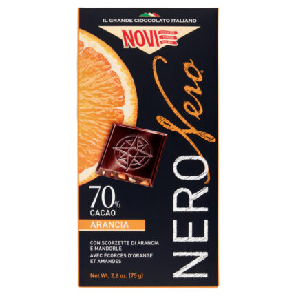 CIOCOLATA 70% CACAO CU PORTOCALA NOVI 75 G