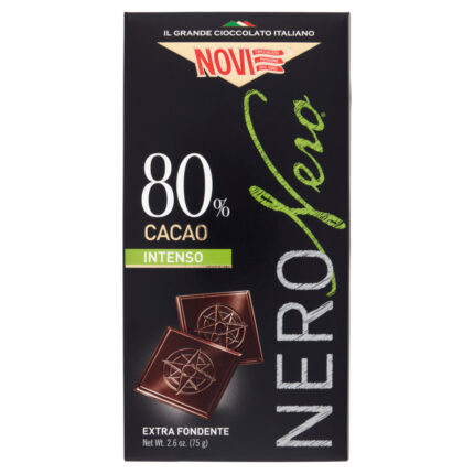 CIOCOLATA 80% CACAO NOVI 75 G