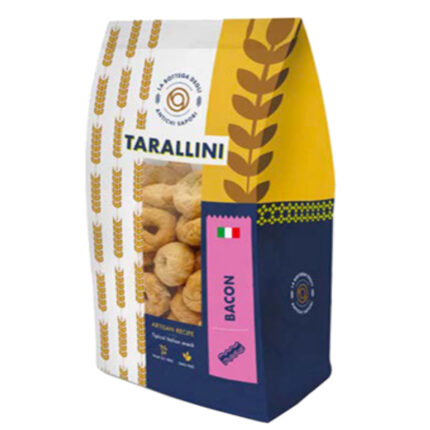 BISCUITI TARALLINI CU AROMA DE BACON 250 G