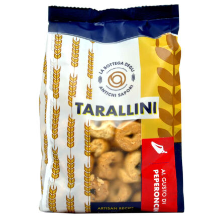 BISCUITI TARALLINI CU AROMA DE ARDEI IUTE 250 G