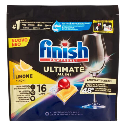 CAPSULE PENTRU MASINA DE VASE FINISH ULTIMATE 16 CAPSULE