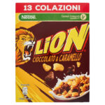 CEREALE CU CIOCOLATA SI CARAMEL LION 400 G