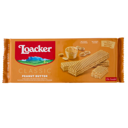 NAPOLITANE CU CREMA DE UNT DE ARAHIDE LOACKER 175 G